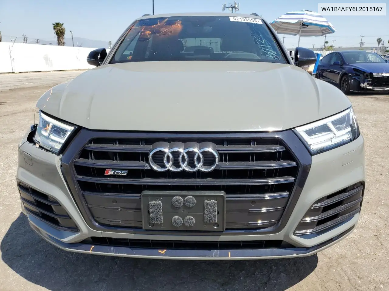 2020 Audi Sq5 Premium Plus VIN: WA1B4AFY6L2015167 Lot: 52133585