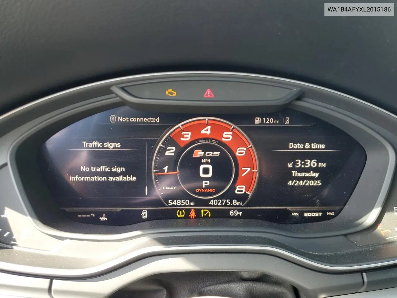 2020 Audi Sq5 Premium Plus VIN: WA1B4AFYXL2015186 Lot: 54233075