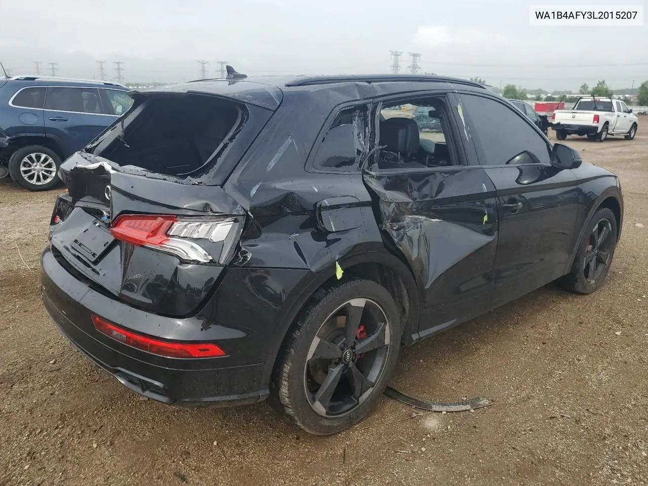 2020 Audi Sq5 Premium Plus VIN: WA1B4AFY3L2015207 Lot: 61997035