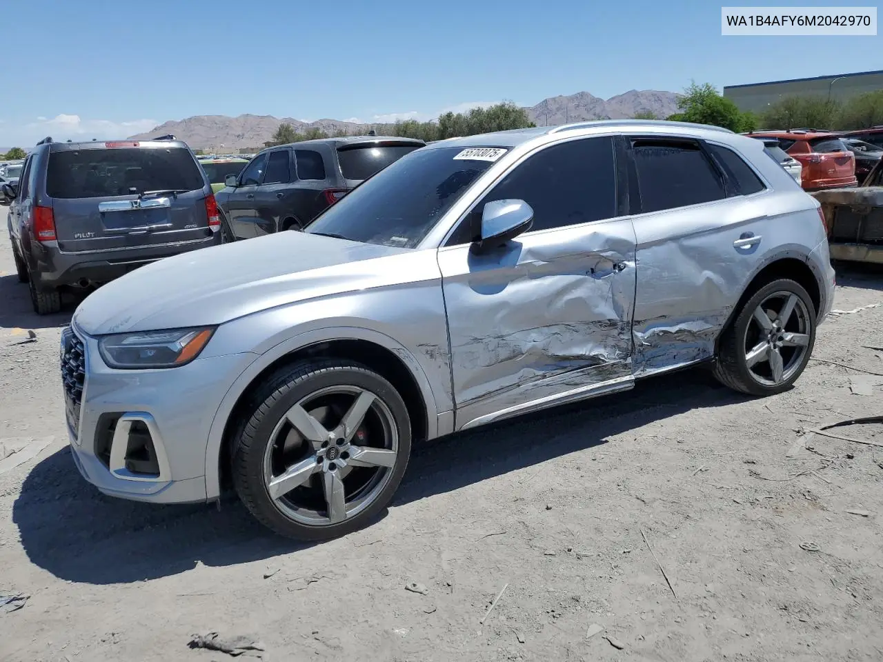 2021 Audi Sq5 Premium Plus VIN: WA1B4AFY6M2042970 Lot: 55703075