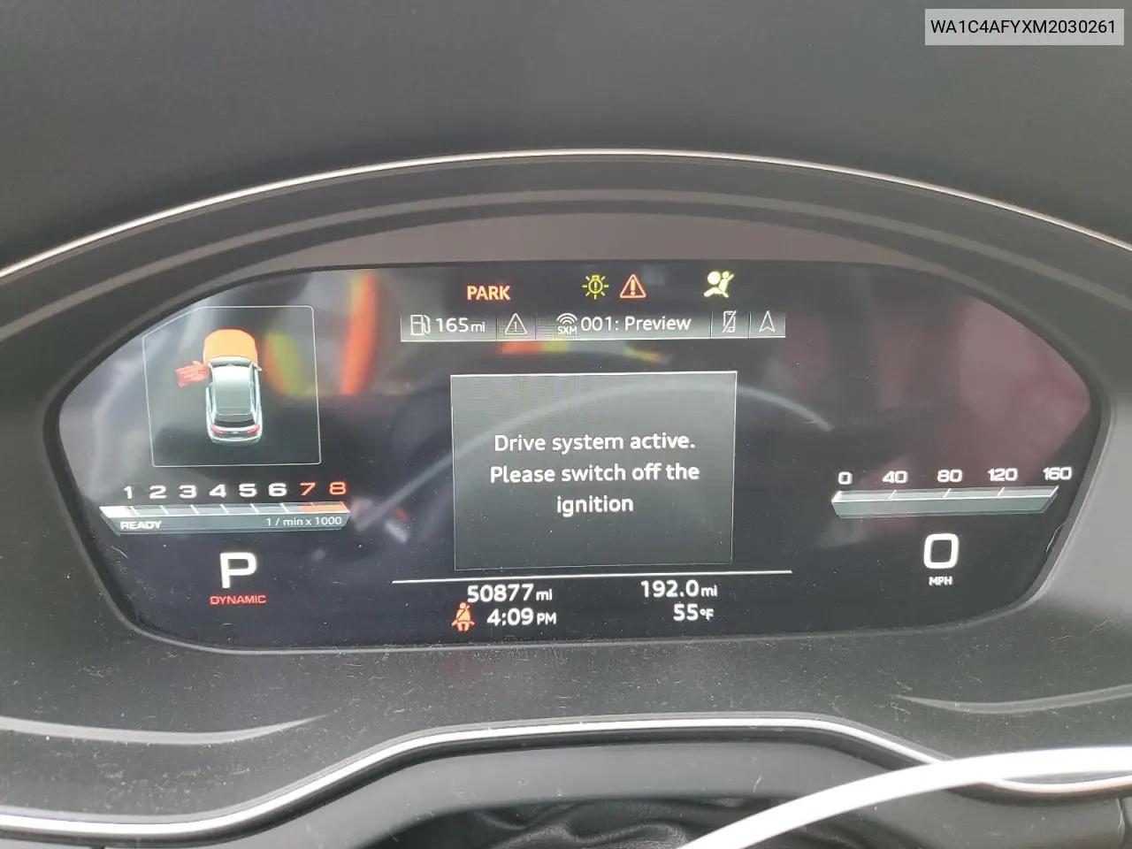 2021 Audi Sq5 Prestige VIN: WA1C4AFYXM2030261 Lot: 56574095