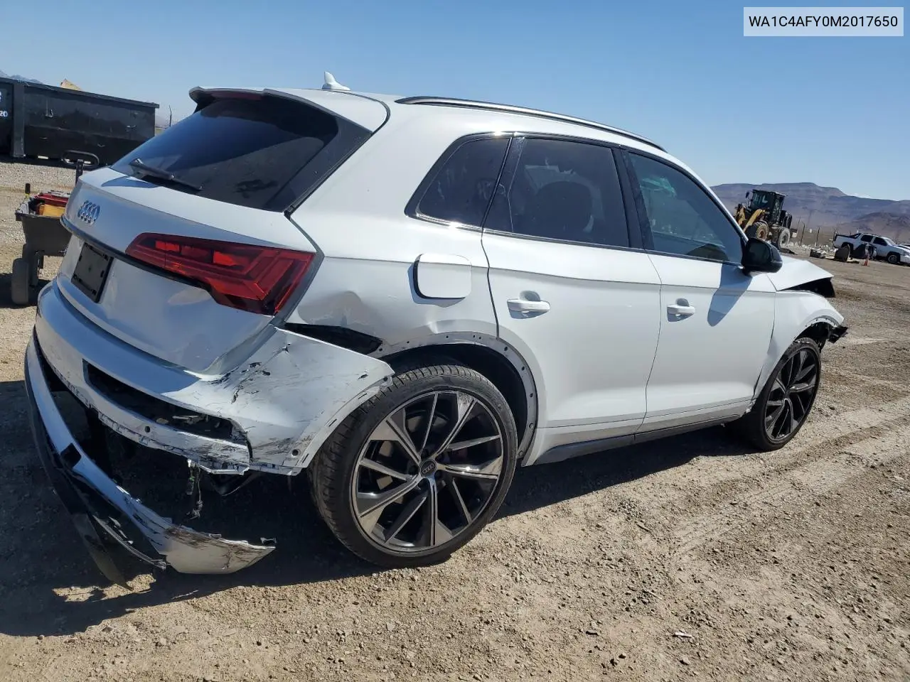 2021 Audi Sq5 Prestige VIN: WA1C4AFY0M2017650 Lot: 61756115