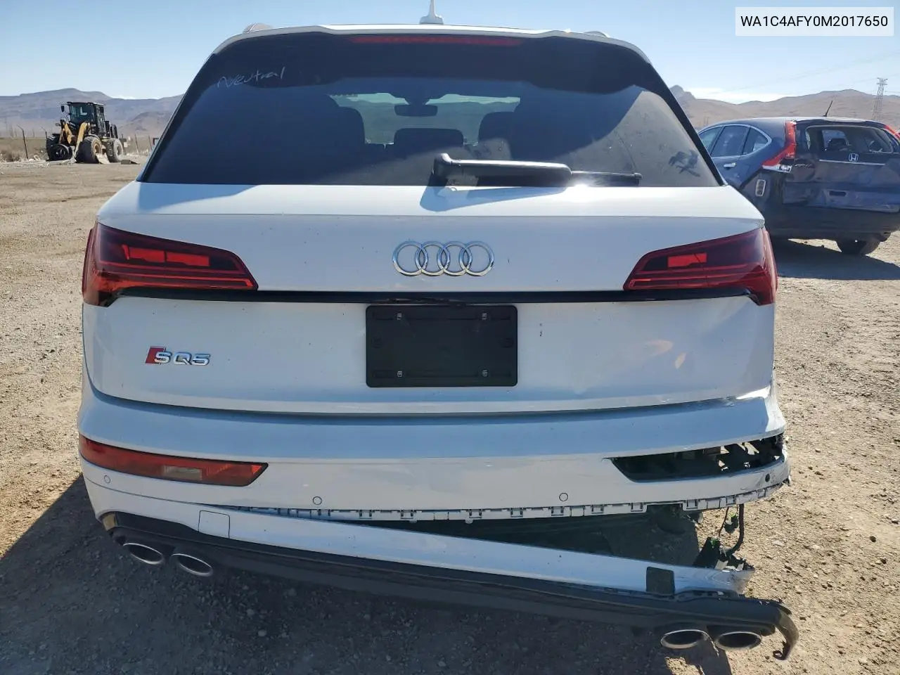 2021 Audi Sq5 Prestige VIN: WA1C4AFY0M2017650 Lot: 61756115