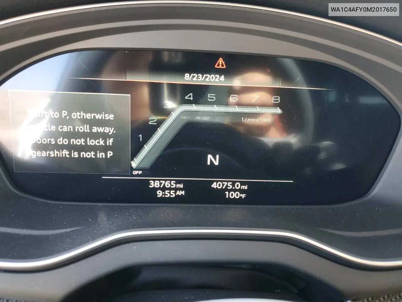 2021 Audi Sq5 Prestige VIN: WA1C4AFY0M2017650 Lot: 61756115