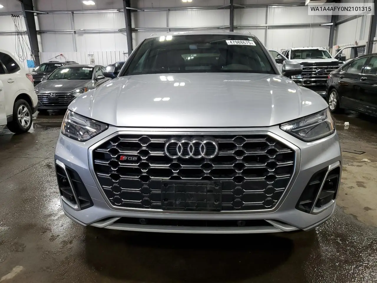 2022 Audi Sq5 Premium VIN: WA1A4AFY0N2101315 Lot: 47988675