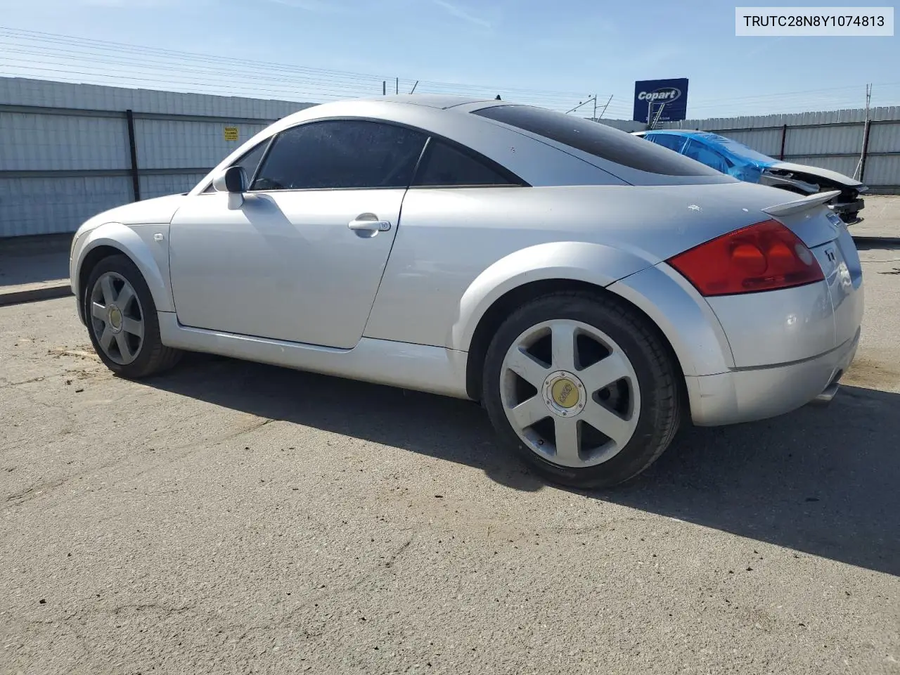 2000 Audi Tt VIN: TRUTC28N8Y1074813 Lot: 57436375