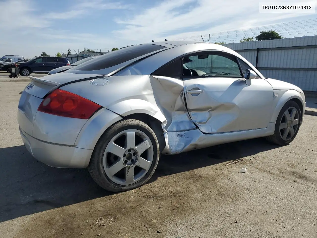 2000 Audi Tt VIN: TRUTC28N8Y1074813 Lot: 57436375