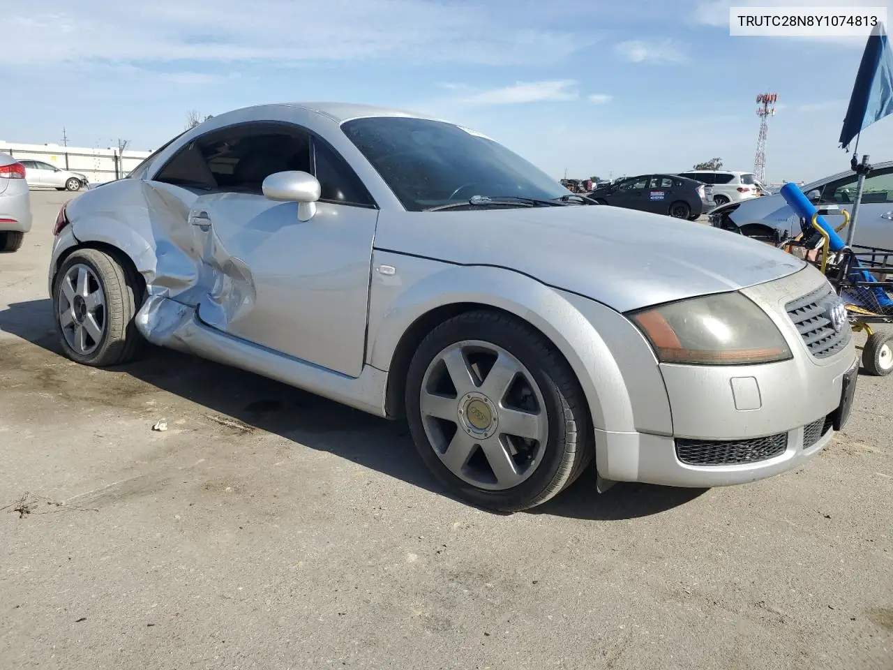 2000 Audi Tt VIN: TRUTC28N8Y1074813 Lot: 57436375