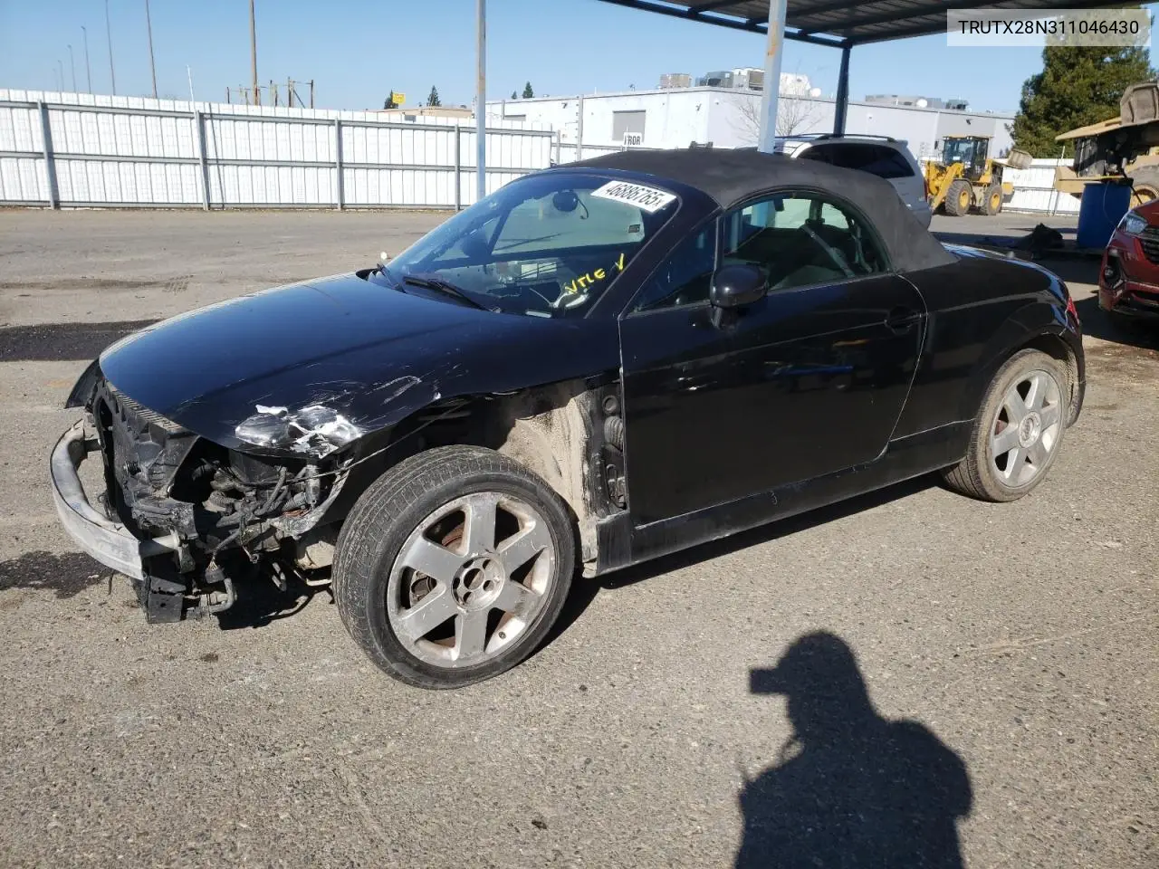 2001 Audi Tt VIN: TRUTX28N311046430 Lot: 46886765