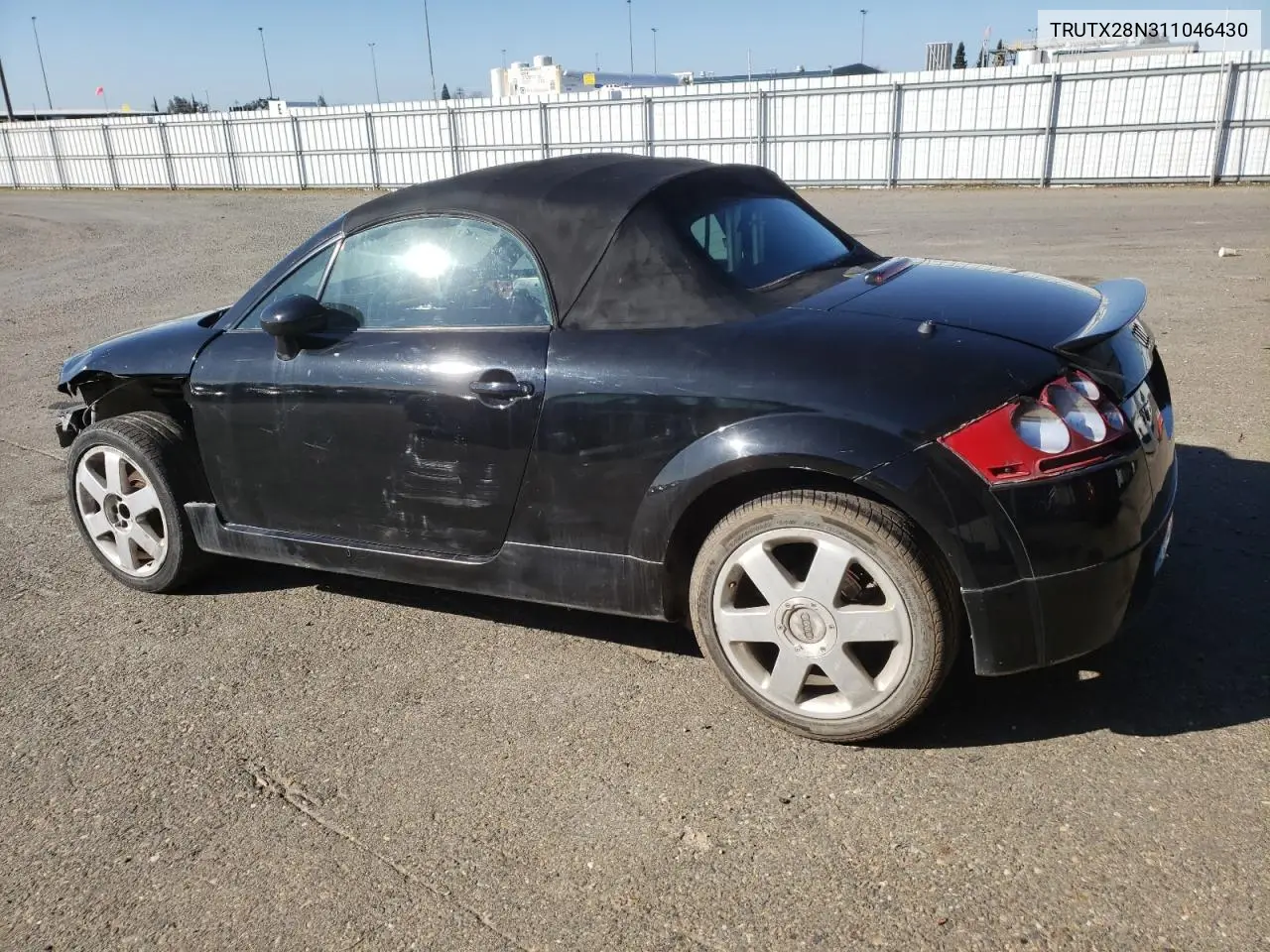 2001 Audi Tt VIN: TRUTX28N311046430 Lot: 46886765