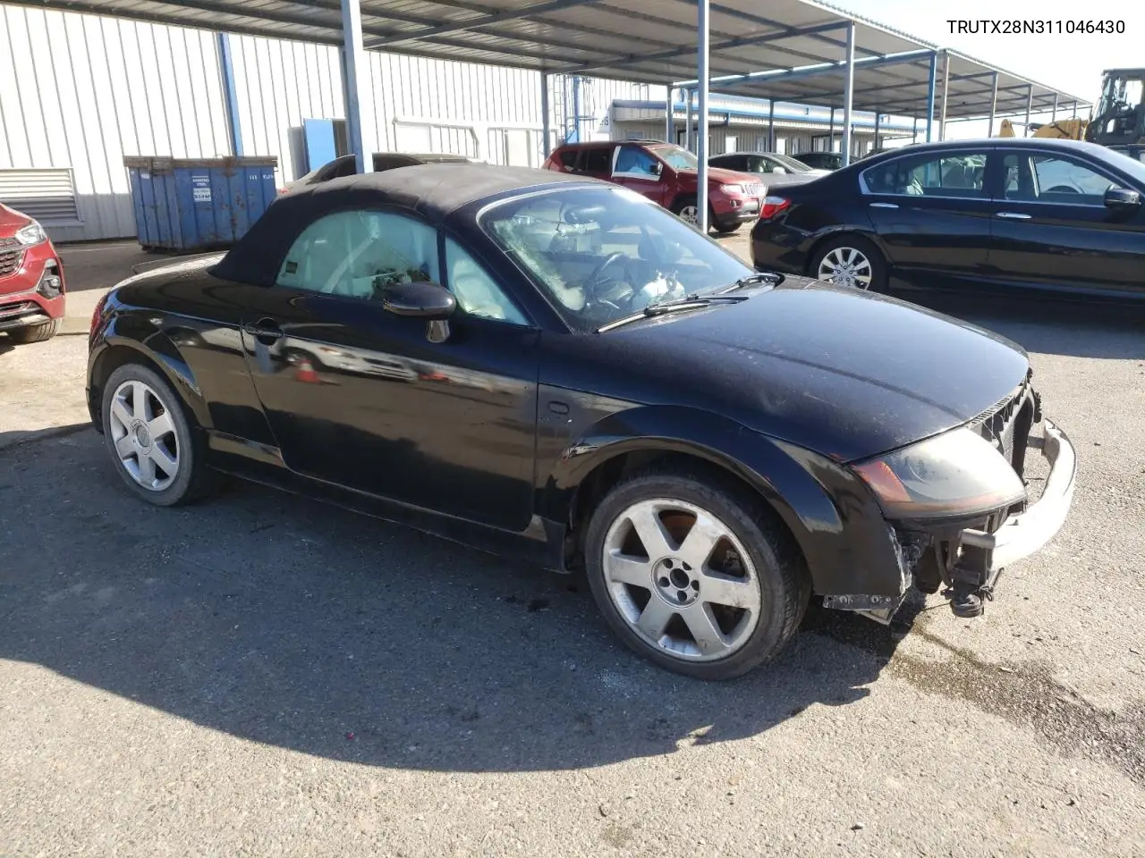2001 Audi Tt VIN: TRUTX28N311046430 Lot: 46886765