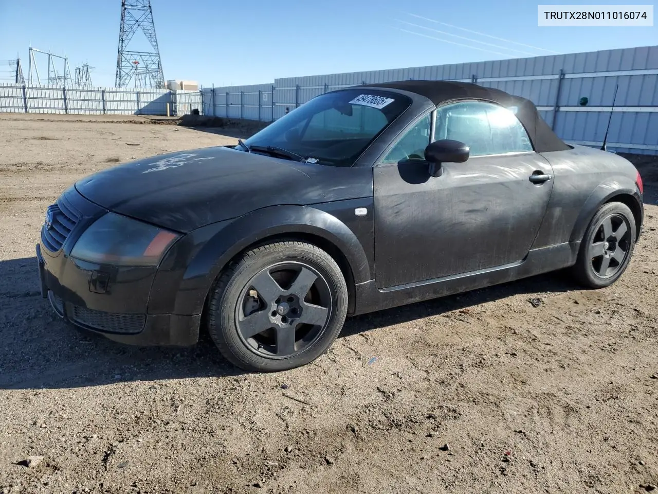 2001 Audi Tt VIN: TRUTX28N011016074 Lot: 49478605