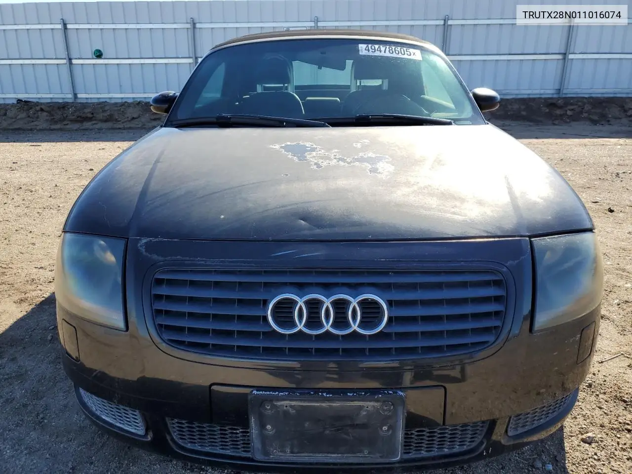 2001 Audi Tt VIN: TRUTX28N011016074 Lot: 49478605