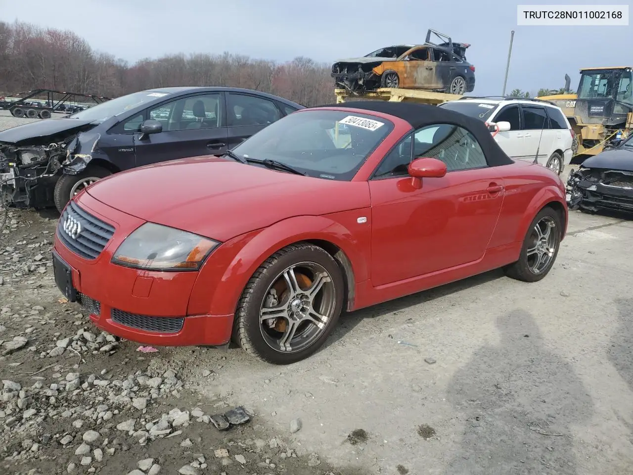 2001 Audi Tt VIN: TRUTC28N011002168 Lot: 50413085