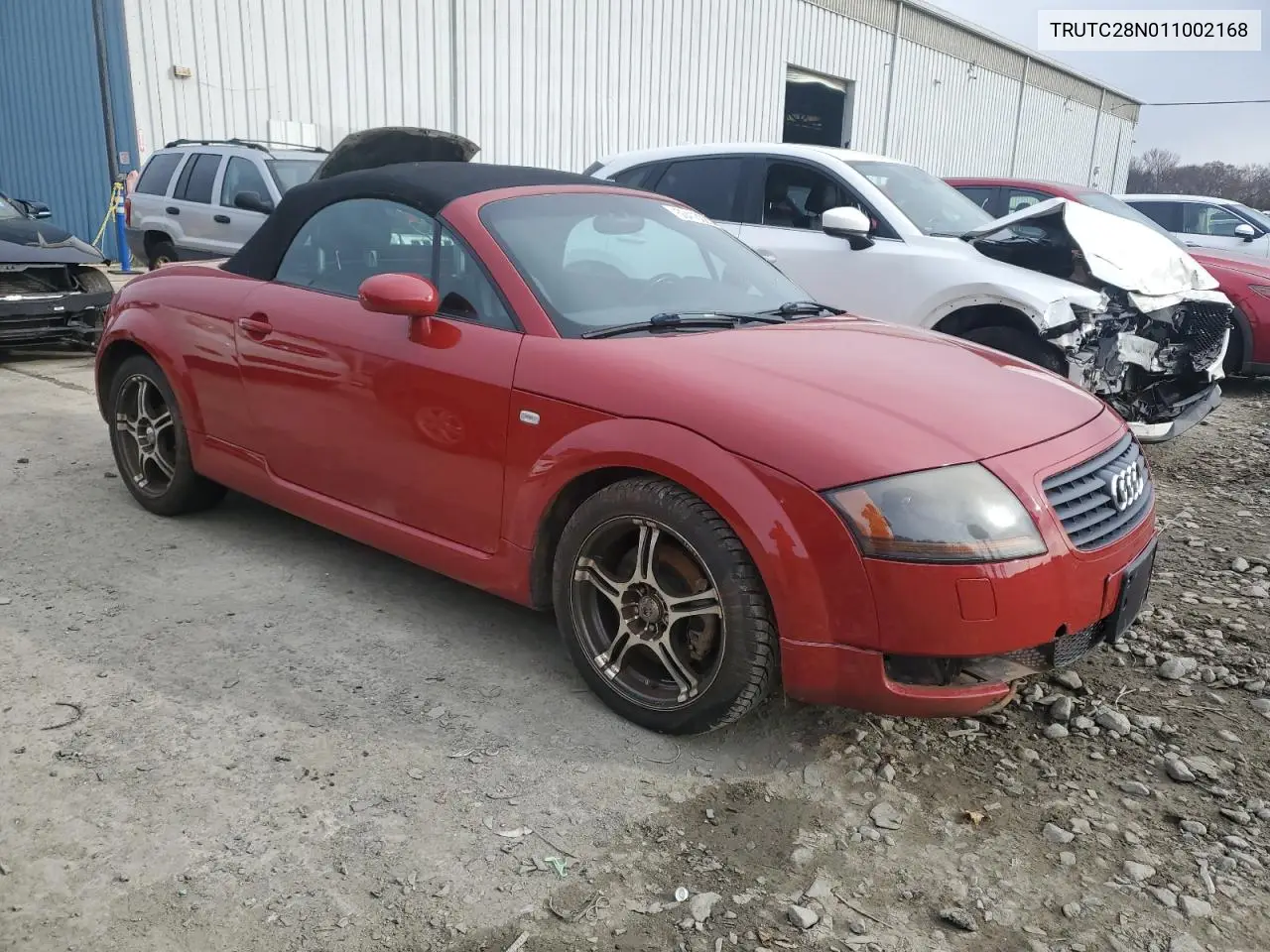 2001 Audi Tt VIN: TRUTC28N011002168 Lot: 50413085