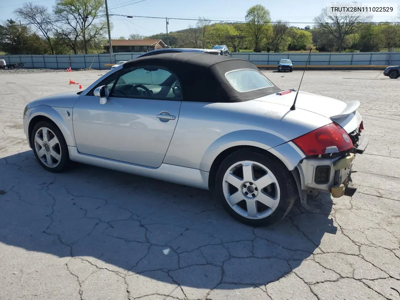 2001 Audi Tt VIN: TRUTX28N111022529 Lot: 52443535