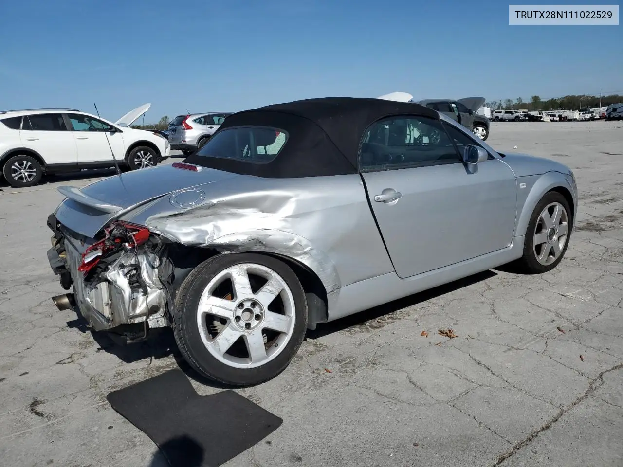 2001 Audi Tt VIN: TRUTX28N111022529 Lot: 52443535