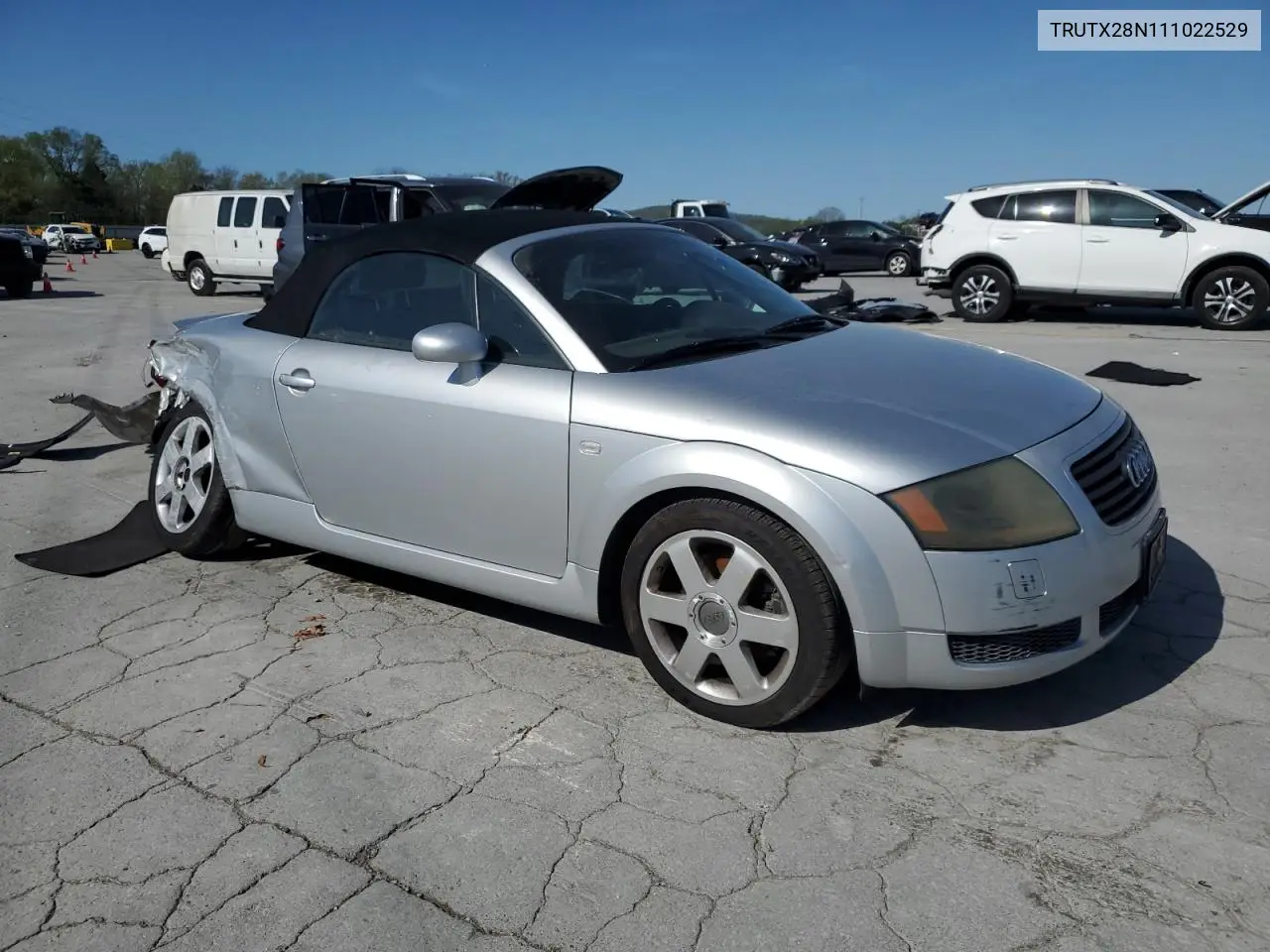2001 Audi Tt VIN: TRUTX28N111022529 Lot: 52443535