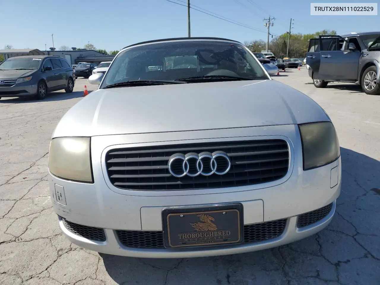 2001 Audi Tt VIN: TRUTX28N111022529 Lot: 52443535