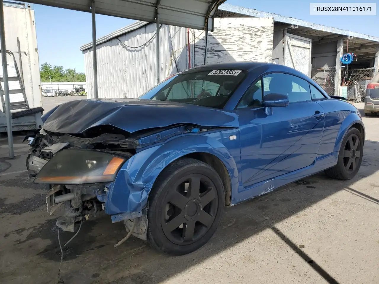 2001 Audi Tt VIN: TRUSX28N411016171 Lot: 52629555