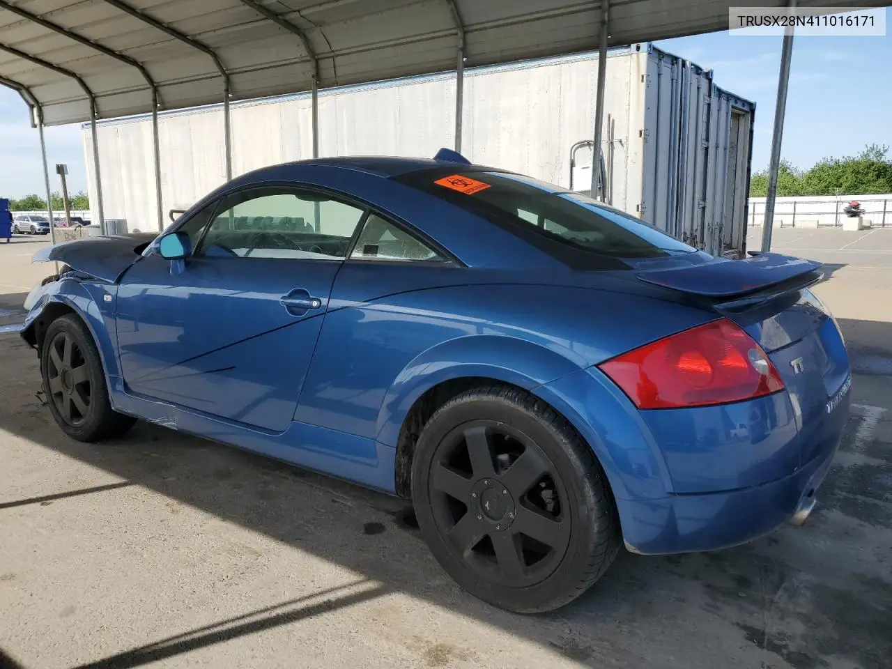 2001 Audi Tt VIN: TRUSX28N411016171 Lot: 52629555