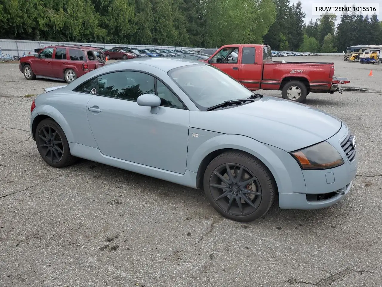 2001 Audi Tt Quattro VIN: TRUWT28N011015516 Lot: 54121535