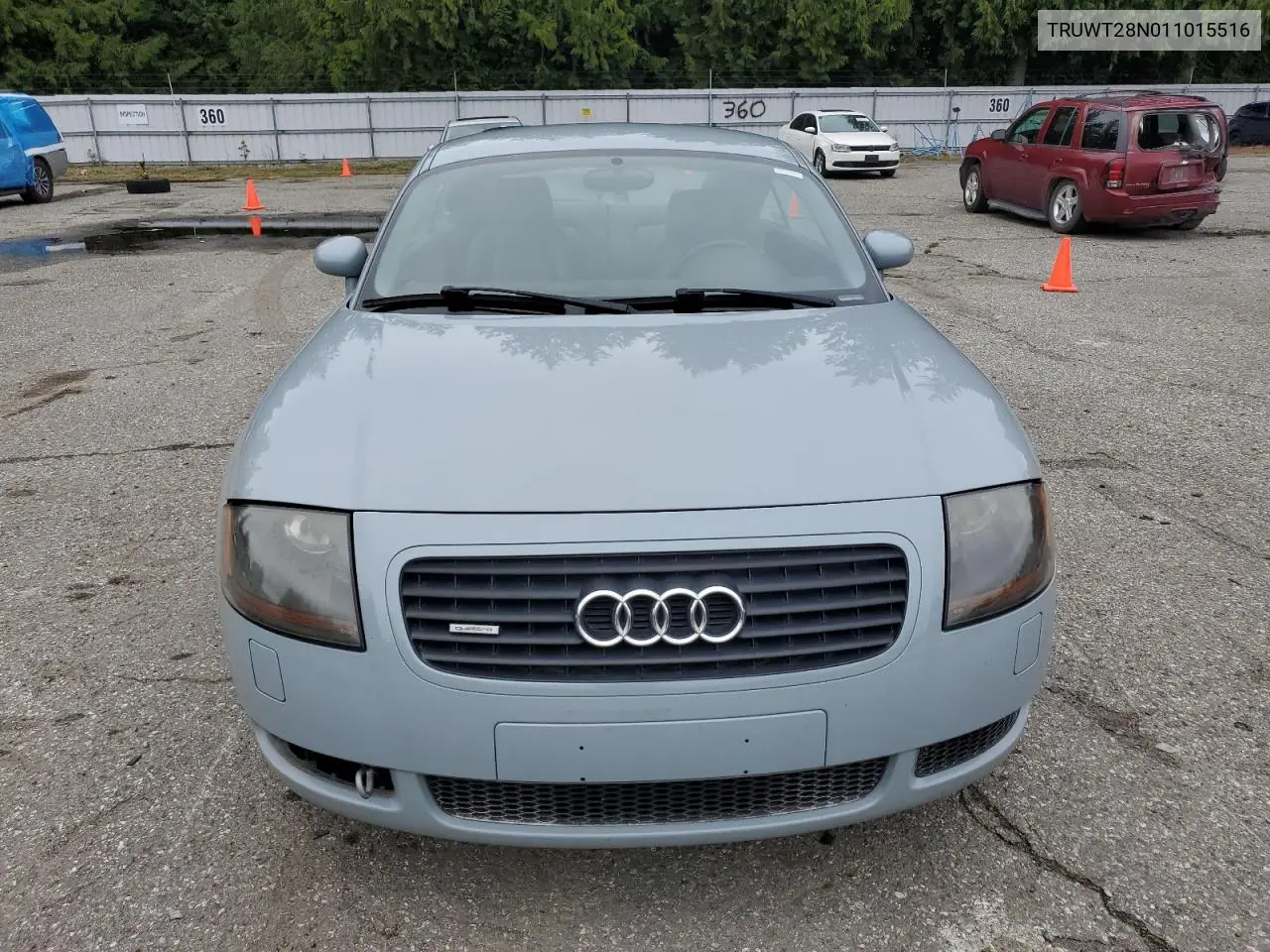2001 Audi Tt Quattro VIN: TRUWT28N011015516 Lot: 54121535