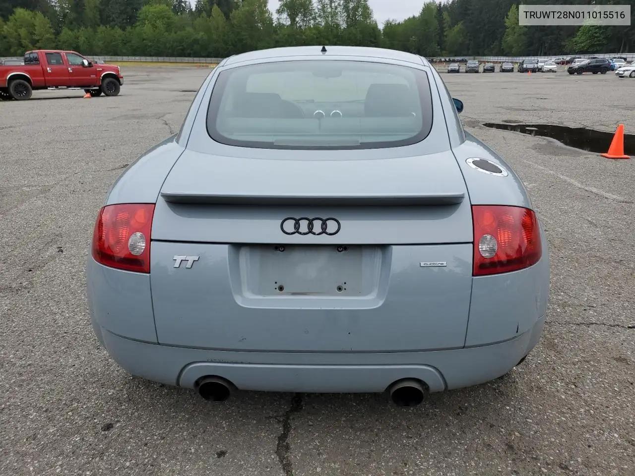 2001 Audi Tt Quattro VIN: TRUWT28N011015516 Lot: 54121535