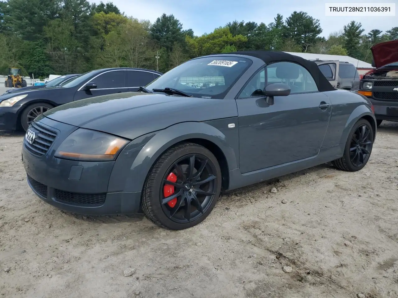 2001 Audi Tt Quattro VIN: TRUUT28N211036391 Lot: 56209165