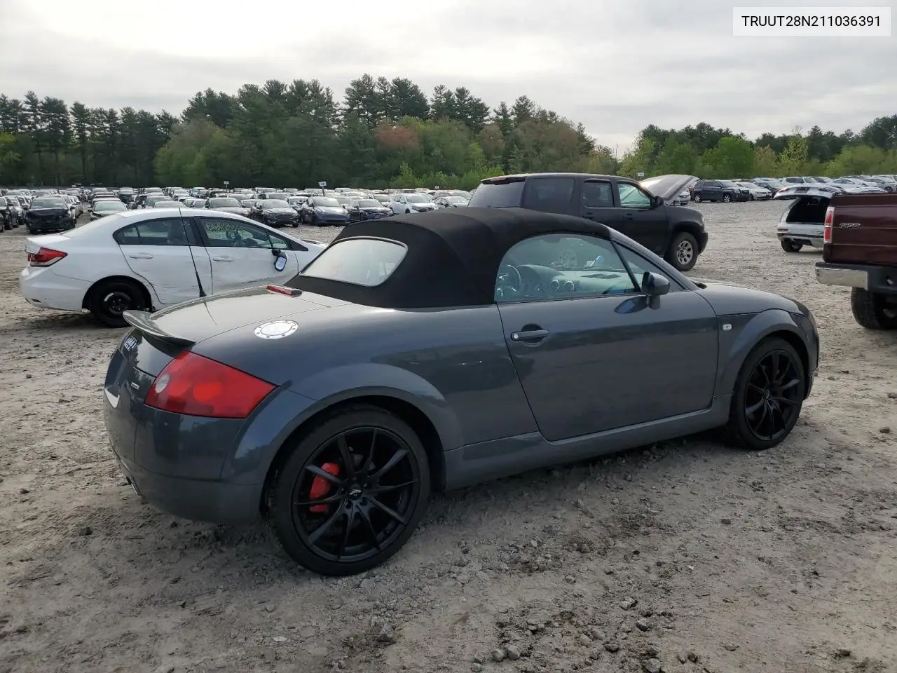 2001 Audi Tt Quattro VIN: TRUUT28N211036391 Lot: 56209165
