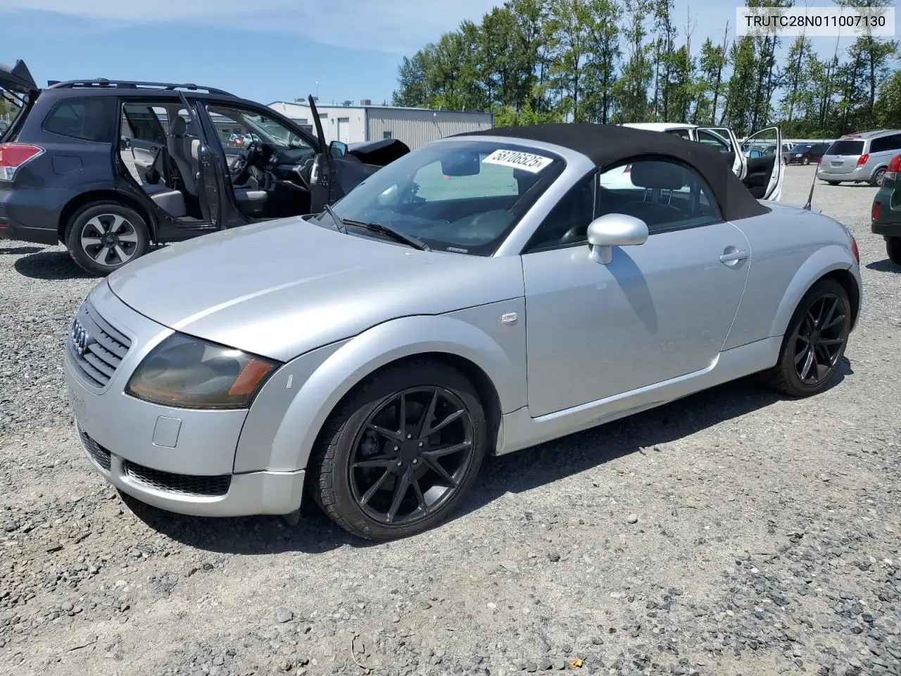 2001 Audi Tt VIN: TRUTC28N011007130 Lot: 58706525