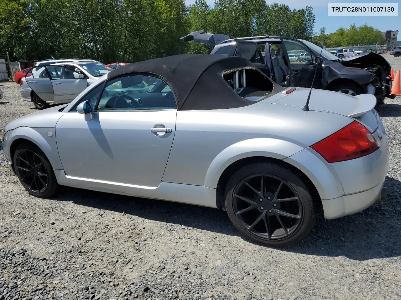 2001 Audi Tt VIN: TRUTC28N011007130 Lot: 58706525