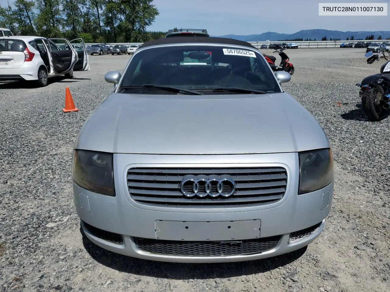 2001 Audi Tt VIN: TRUTC28N011007130 Lot: 58706525