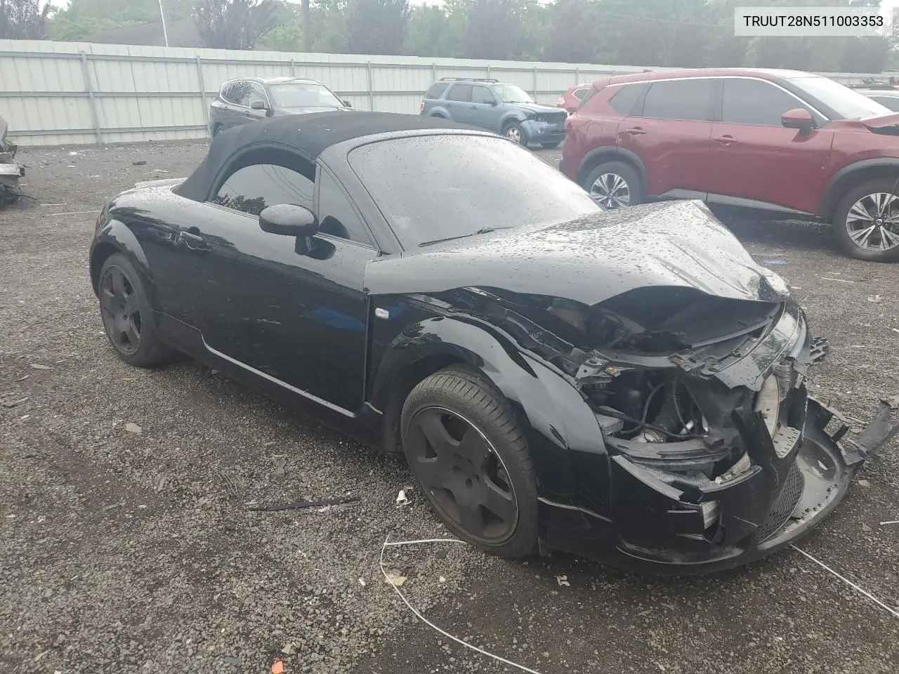 2001 Audi Tt Quattro VIN: TRUUT28N511003353 Lot: 59497445