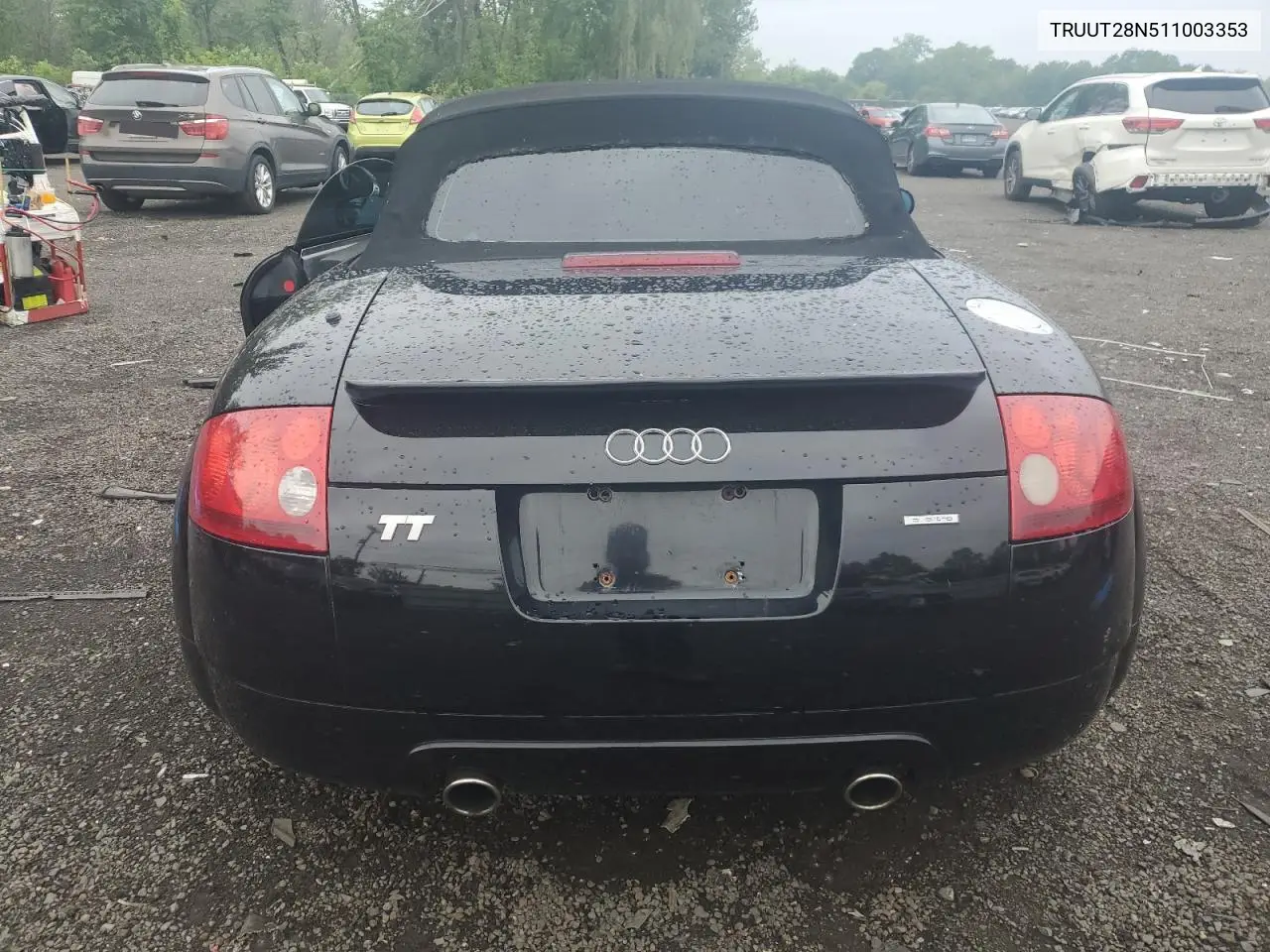 2001 Audi Tt Quattro VIN: TRUUT28N511003353 Lot: 59497445