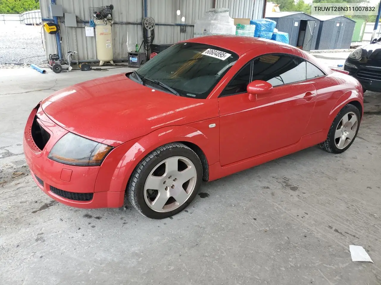 2001 Audi Tt Quattro VIN: TRUWT28N311007832 Lot: 60604895