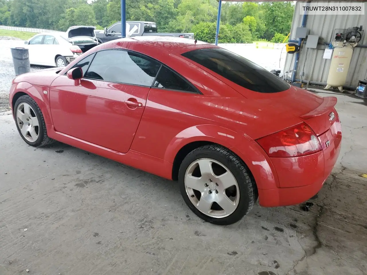2001 Audi Tt Quattro VIN: TRUWT28N311007832 Lot: 60604895