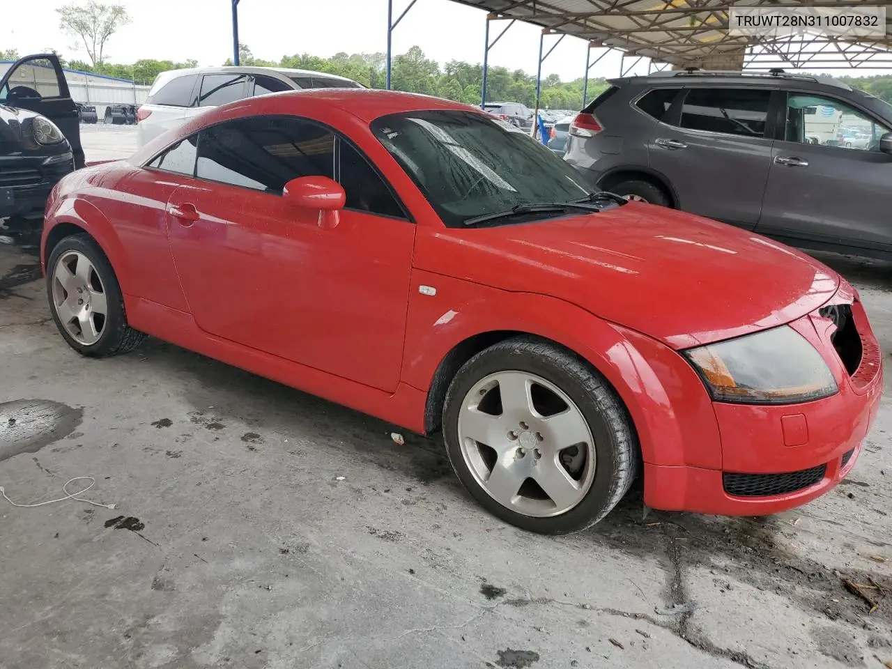 2001 Audi Tt Quattro VIN: TRUWT28N311007832 Lot: 60604895