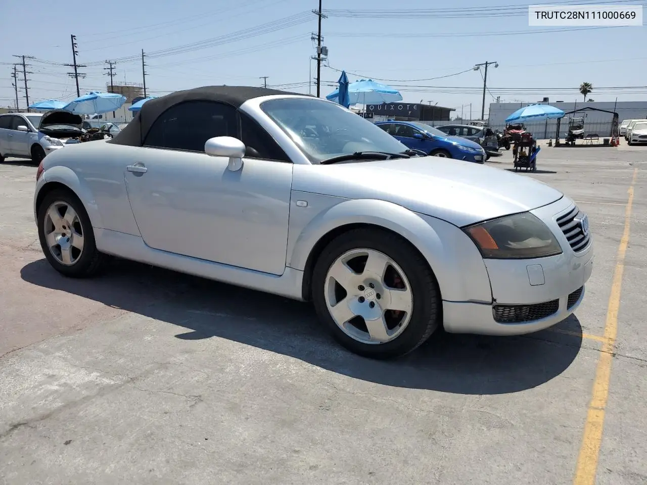 2001 Audi Tt VIN: TRUTC28N111000669 Lot: 61438715