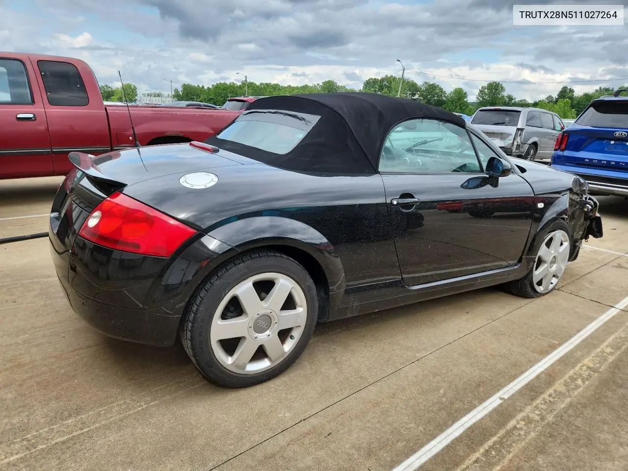 2001 Audi Tt VIN: TRUTX28N511027264 Lot: 61526765