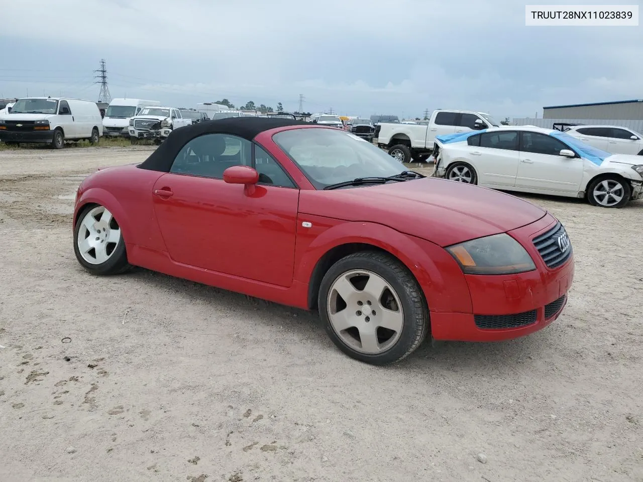 2001 Audi Tt Quattro VIN: TRUUT28NX11023839 Lot: 70047144