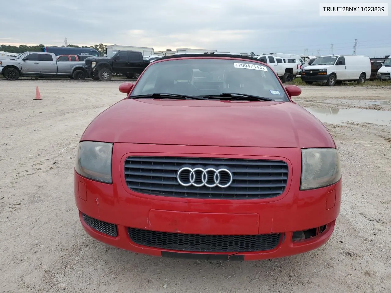 2001 Audi Tt Quattro VIN: TRUUT28NX11023839 Lot: 70047144