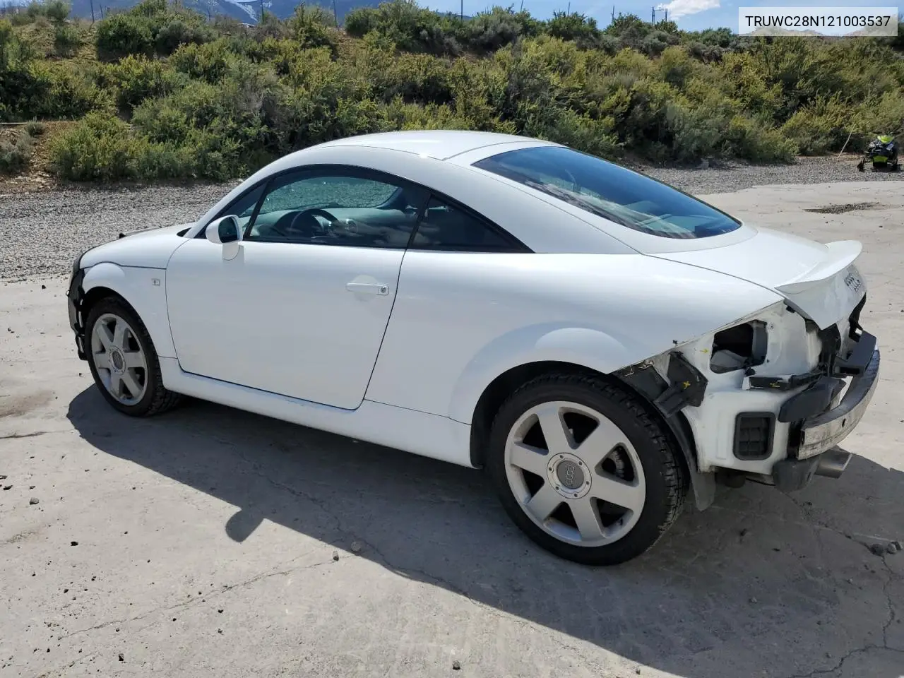 2002 Audi Tt Quattro VIN: TRUWC28N121003537 Lot: 56224125