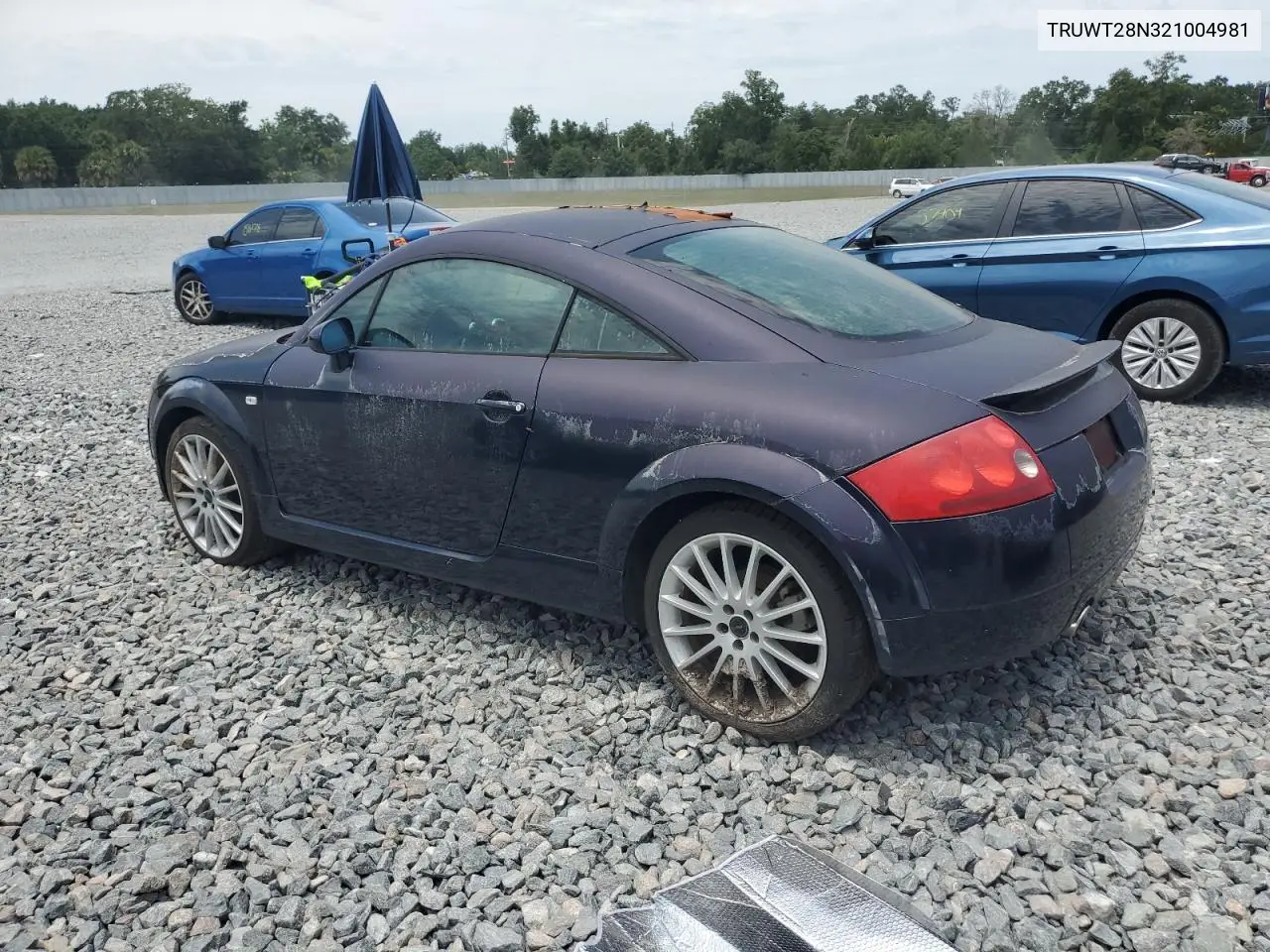 2002 Audi Tt Quattro VIN: TRUWT28N321004981 Lot: 57914595