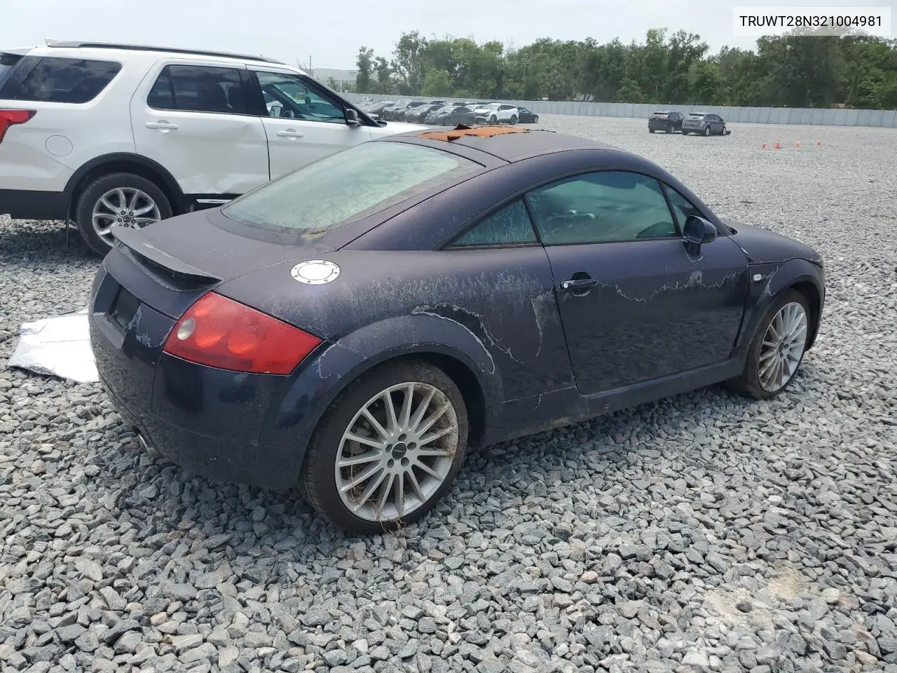 2002 Audi Tt Quattro VIN: TRUWT28N321004981 Lot: 57914595
