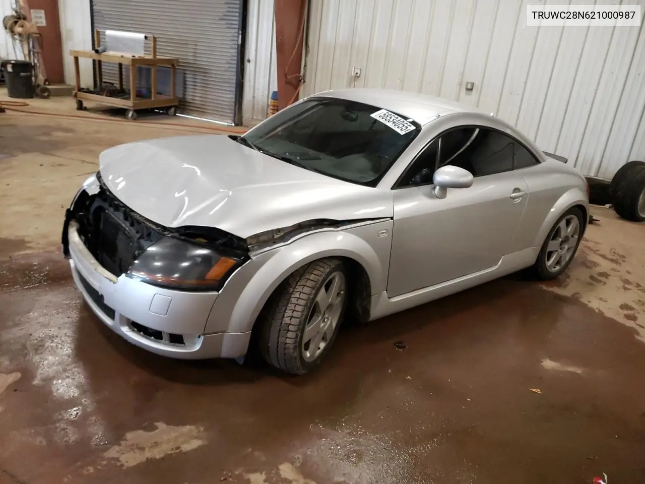 2002 Audi Tt Quattro VIN: TRUWC28N621000987 Lot: 58534055