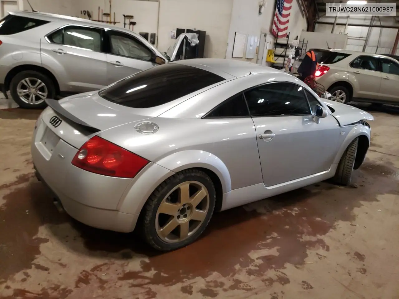 2002 Audi Tt Quattro VIN: TRUWC28N621000987 Lot: 58534055