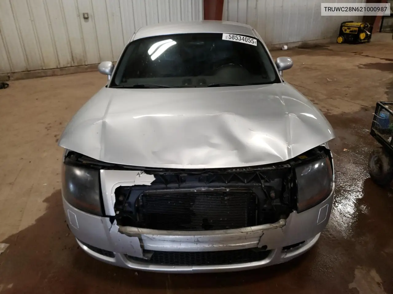 2002 Audi Tt Quattro VIN: TRUWC28N621000987 Lot: 58534055