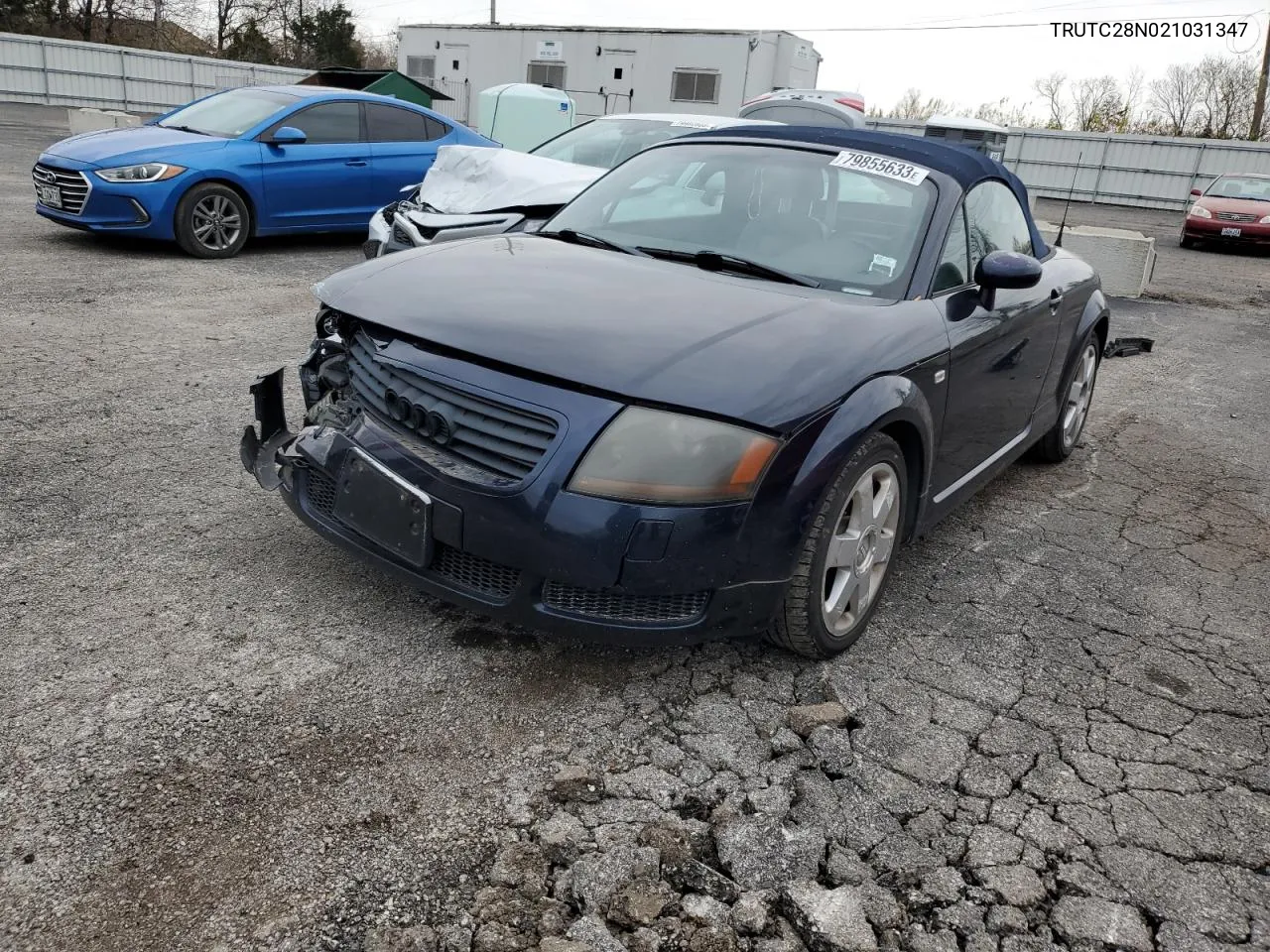 2002 Audi Tt VIN: TRUTC28N021031347 Lot: 79855633