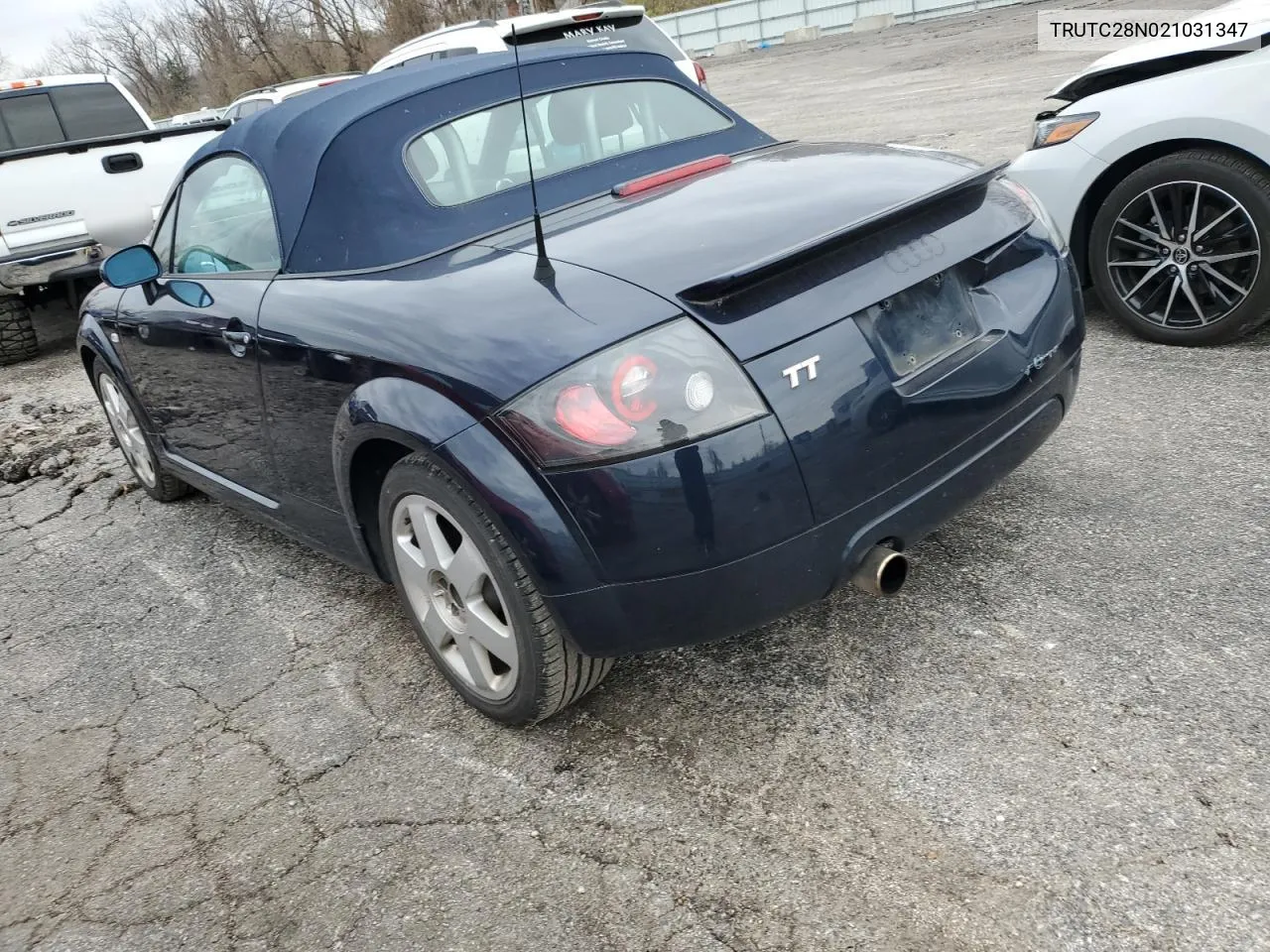 2002 Audi Tt VIN: TRUTC28N021031347 Lot: 79855633
